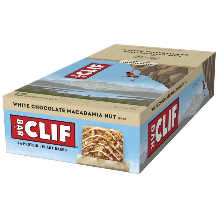 CLIF Barre Noix de macadamia au chocolat blanc